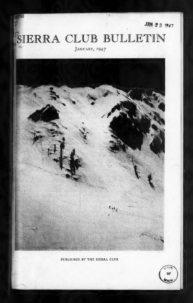 Sierra Club Bulletin 1947 Vol 32 No 1 January thumbnail